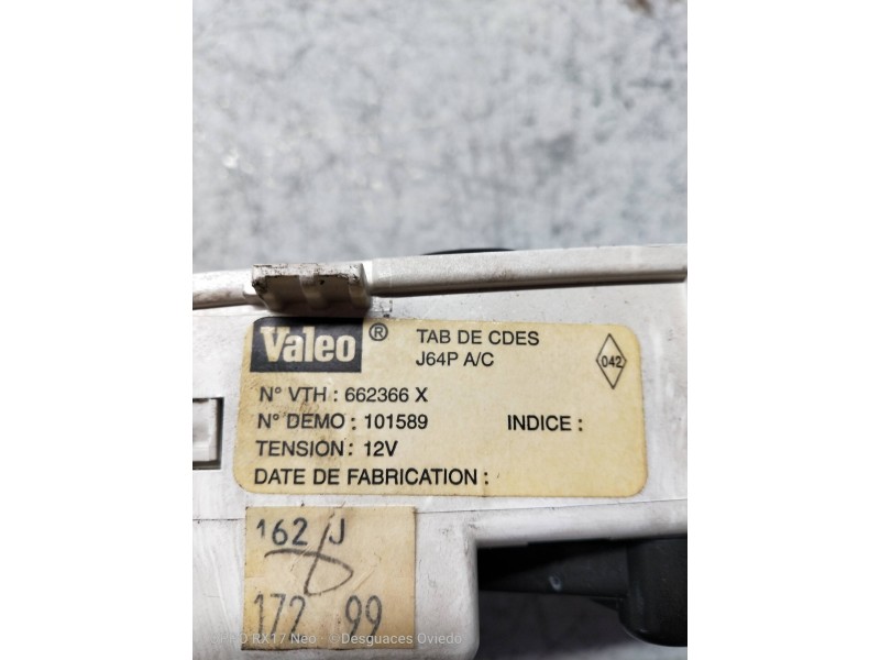 Recambio de mando calefaccion / aire acondicionado para renault megane i scenic (ja0) 1.9 d alize referencia OEM IAM 662366X  