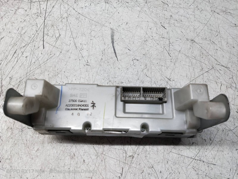 Recambio de mando calefaccion / aire acondicionado para nissan x-trail (t30) comfort referencia OEM IAM A0200018A04001 27500EQ41