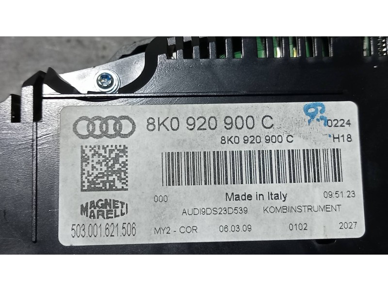 Recambio de cuadro instrumentos para audi a4 avant (8k5) (2008) 2.0 16v tdi referencia OEM IAM 8K0920900C  