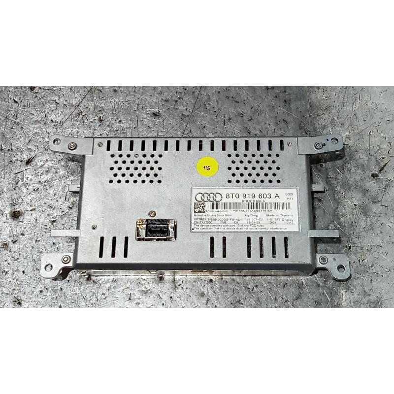 Recambio de pantalla multifuncion para audi a4 avant (8k5) (2008) 2.0 16v tdi referencia OEM IAM 8T0919603A  