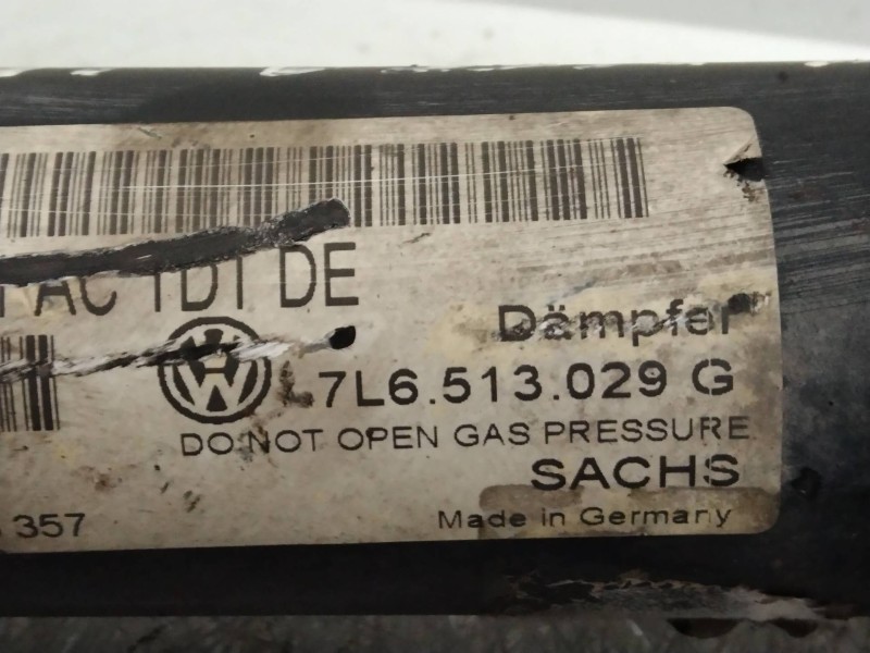 Recambio de amortiguador trasero izquierdo para volkswagen touareg (7la) 3.0 v6 tdi dpf referencia OEM IAM 7L6513029G  