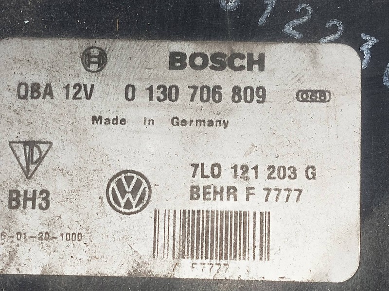 Recambio de electroventilador para volkswagen touareg (7la) 3.0 v6 tdi dpf referencia OEM IAM 7L0121203G 0130706809 