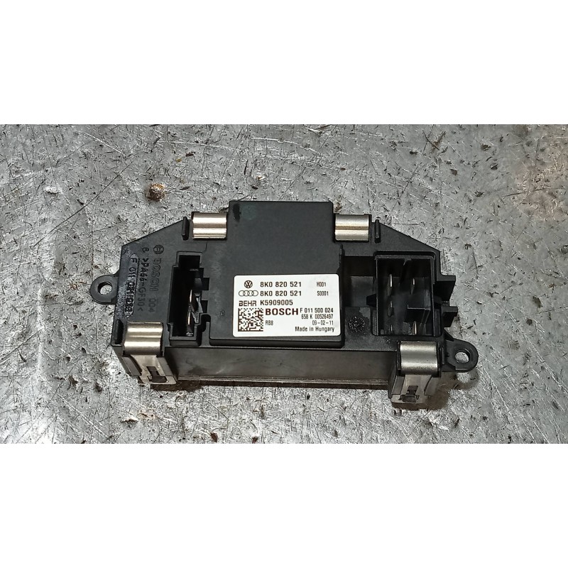 Recambio de resistencia calefaccion para audi a4 avant (8k5) (2008) 2.0 16v tdi referencia OEM IAM 8K0820521 F011500024 