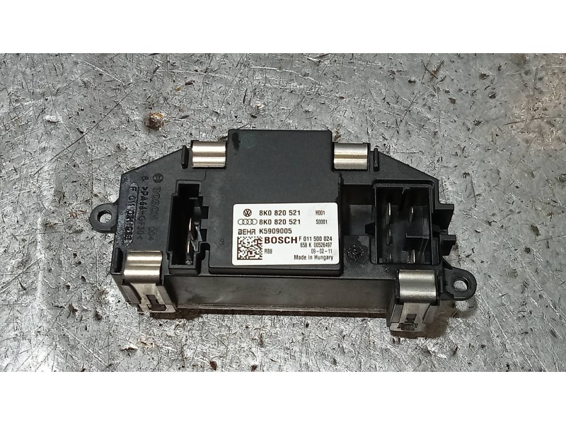 Recambio de resistencia calefaccion para audi a4 avant (8k5) (2008) 2.0 16v tdi referencia OEM IAM 8K0820521 F011500024 