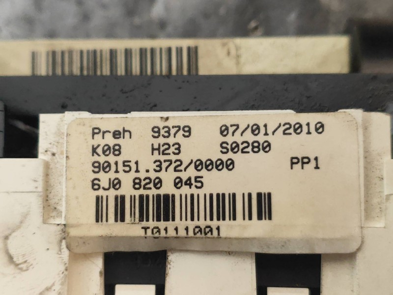 Recambio de mando calefaccion / aire acondicionado para seat ibiza sc (6j1) sport referencia OEM IAM 6J0820045  