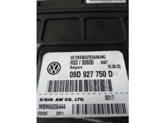 Recambio de centralita cambio automatico para volkswagen touareg (7la) 3.0 v6 tdi dpf referencia OEM IAM 09D927750D H33 S0655  2