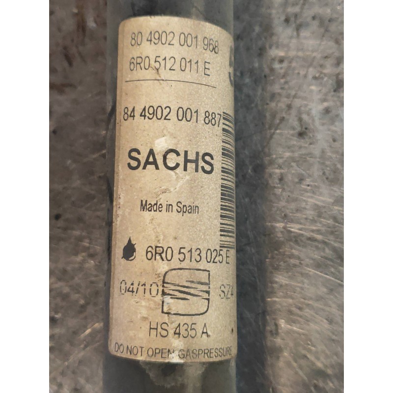 Recambio de amortiguador trasero izquierdo para seat ibiza sc (6j1) sport referencia OEM IAM 6R0512011E 6R0513025E 804902001968 