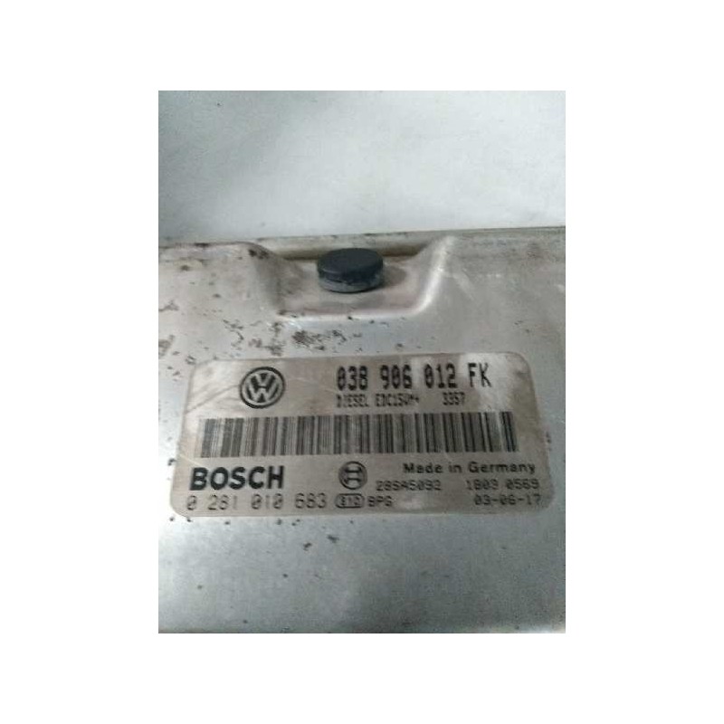 Recambio de centralita motor uce para seat toledo (1m2) 1.9 tdi referencia OEM IAM 0281010683 038906012FK EDC15VM