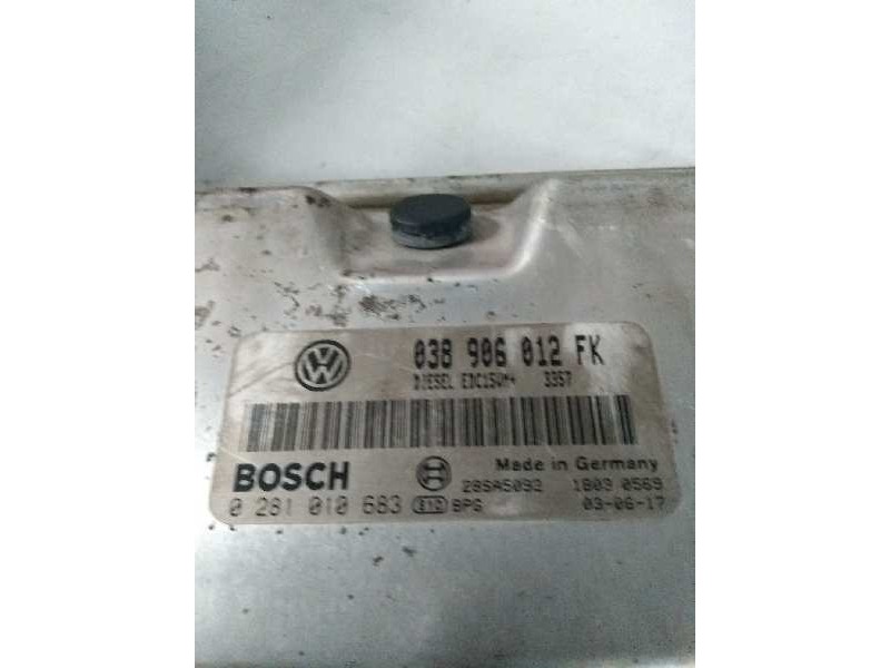 Recambio de centralita motor uce para seat toledo (1m2) 1.9 tdi referencia OEM IAM 0281010683 038906012FK EDC15VM