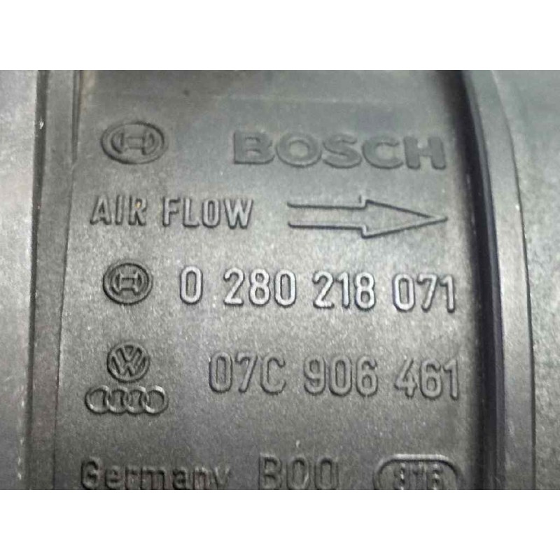 Recambio de caudalimetro para volkswagen phaeton (3d2/3d8) 6.0 w12 48v cat (ban) referencia OEM IAM 0280218071 07C906461 BOSCH