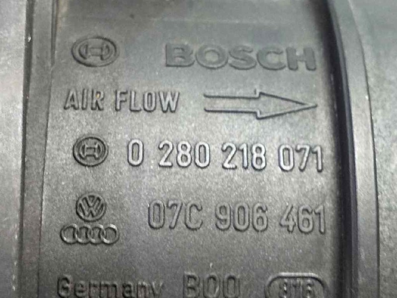 Recambio de caudalimetro para volkswagen phaeton (3d2/3d8) 6.0 w12 48v cat (ban) referencia OEM IAM 0280218071 07C906461 BOSCH