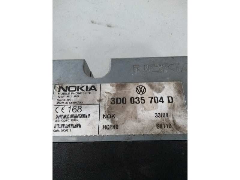 Recambio de modulo electronico para volkswagen phaeton (3d2/3d8) 6.0 w12 48v cat (ban) referencia OEM IAM 3D0035704D  