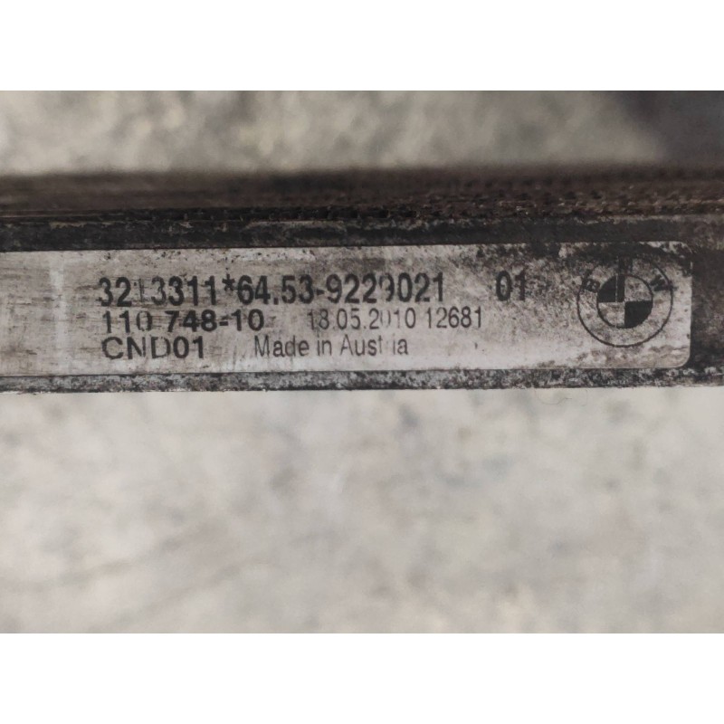 Recambio de condensador / radiador aire acondicionado para bmw x1 (e84) xdrive 23d referencia OEM IAM 64539229021 3213311 110748