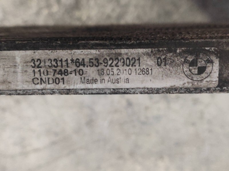 Recambio de condensador / radiador aire acondicionado para bmw x1 (e84) xdrive 23d referencia OEM IAM 64539229021 3213311 110748