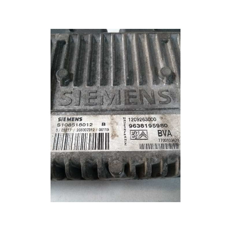 Recambio de centralita cambio automatico para peugeot 306 berlina 3/4/5 puertas (s2) xt referencia OEM IAM S108518012B 963819598