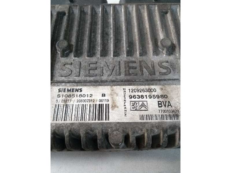 Recambio de centralita cambio automatico para peugeot 306 berlina 3/4/5 puertas (s2) xt referencia OEM IAM S108518012B 963819598