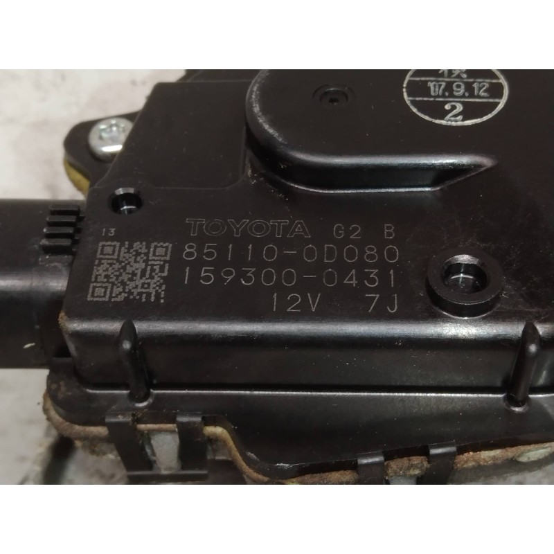 Recambio de motor limpia delantero para toyota yaris (ksp9/scp9/nlp9) básico referencia OEM IAM 851100D080 1593000431 