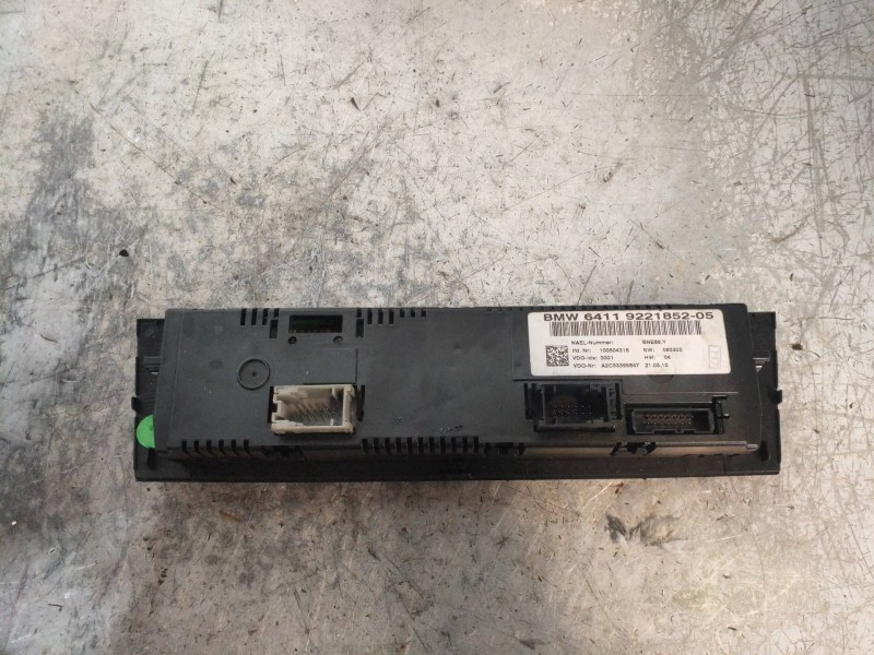 Recambio de mando calefaccion / aire acondicionado para bmw x1 (e84) xdrive 23d referencia OEM IAM 6411922185205 A2C53399847 641