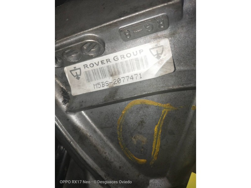 Recambio de caja cambios para mg rover serie 200 (xw) 218 sldt referencia OEM IAM M5BS 2077471 