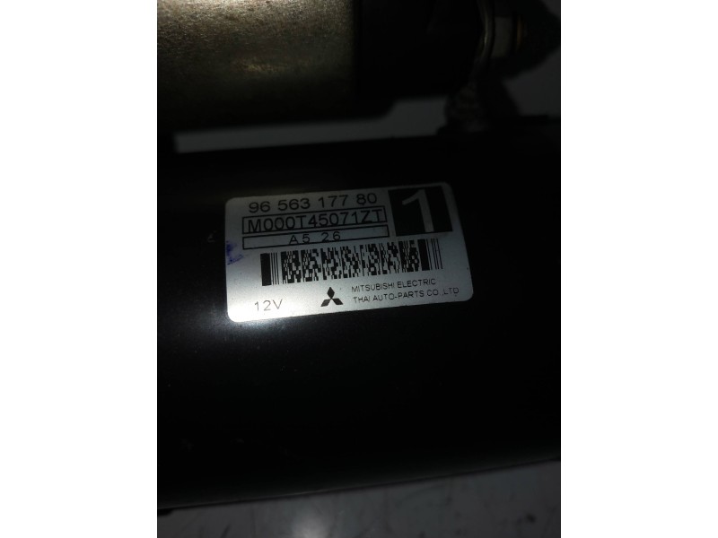 Recambio de motor arranque para peugeot 1007 urban referencia OEM IAM M000T45071ZT 9656317780 