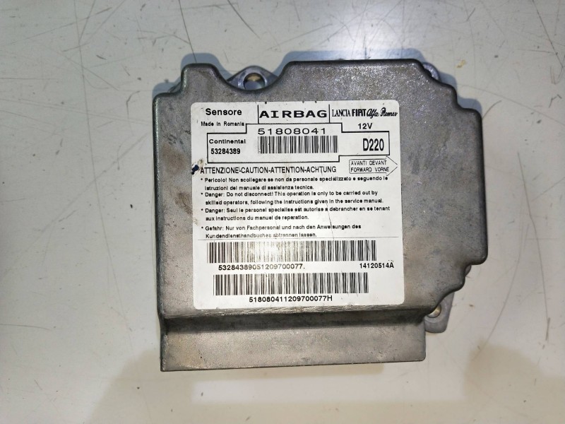 Recambio de kit airbag para lancia delta (181) 1.6 jtd 16v cat referencia OEM IAM   