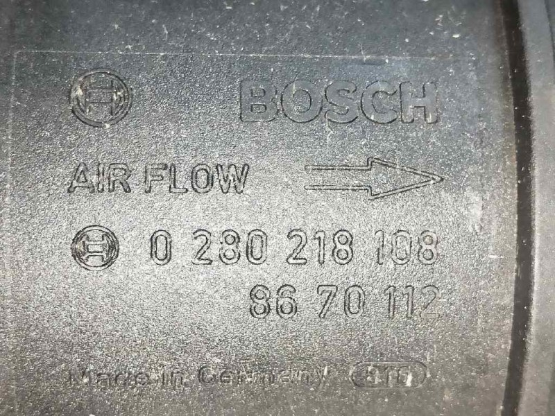 Recambio de caudalimetro para volvo s80 berlina 2.9 cat referencia OEM IAM 0280218108 8670112 BOSCH