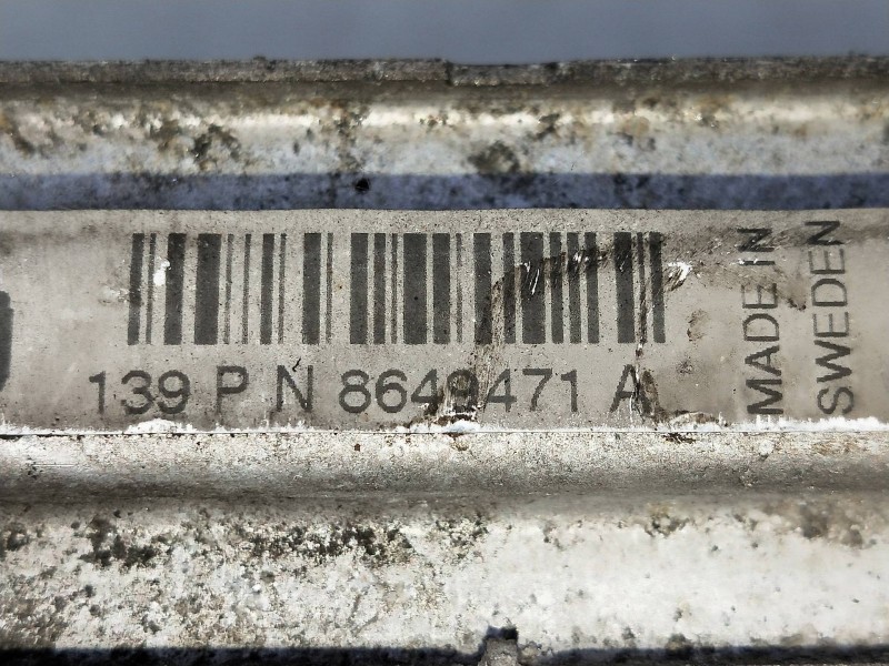 Recambio de intercooler para volvo s80 berlina 2.8 bi-turbo cat referencia OEM IAM 8649471A  