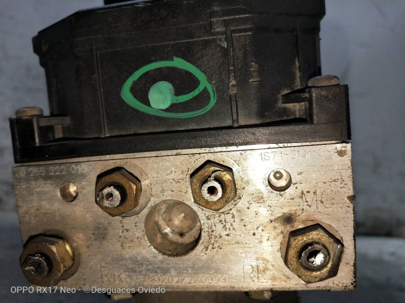 Recambio de abs para ford mondeo berlina (ge) ghia referencia OEM IAM 0265222015 1S712M110AF 