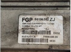 Recambio de centralita motor uce para opel corsa c blue line referencia OEM IAM 55196352 MJD6JOCA 7160004905 ZJ 2