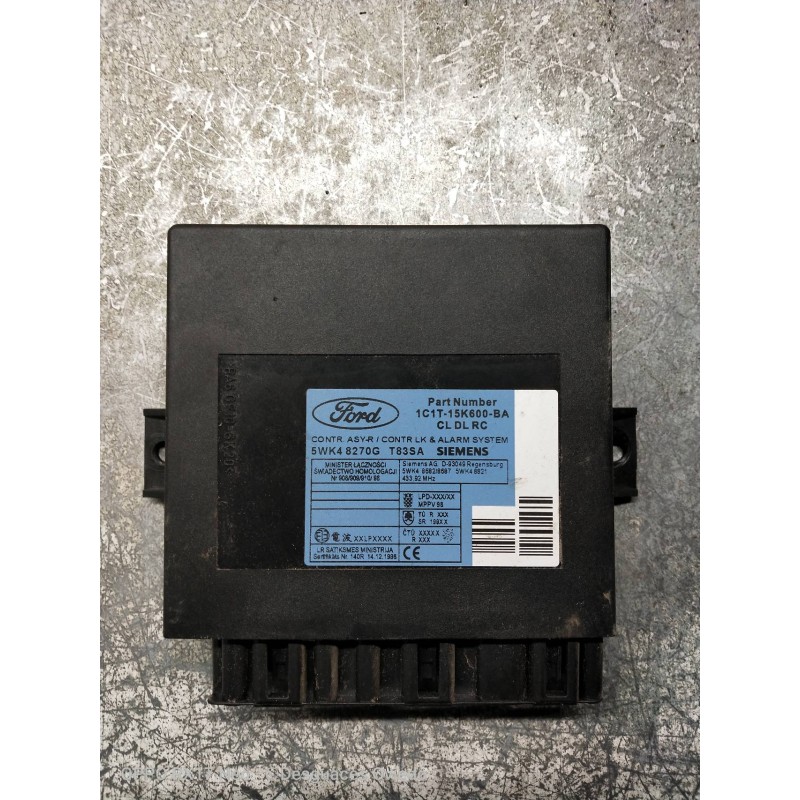 Recambio de modulo electronico para ford transit mod.2000 caja abierta ft 330 2.4 corto referencia OEM IAM 1C1T15K600BA 5WK48270