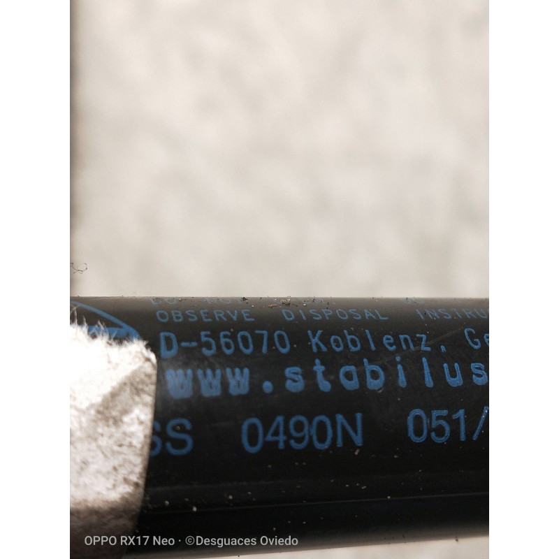 Recambio de amortiguadores maletero / porton para renault megane ii coupe/cabrio confort authentique referencia OEM IAM 77010573