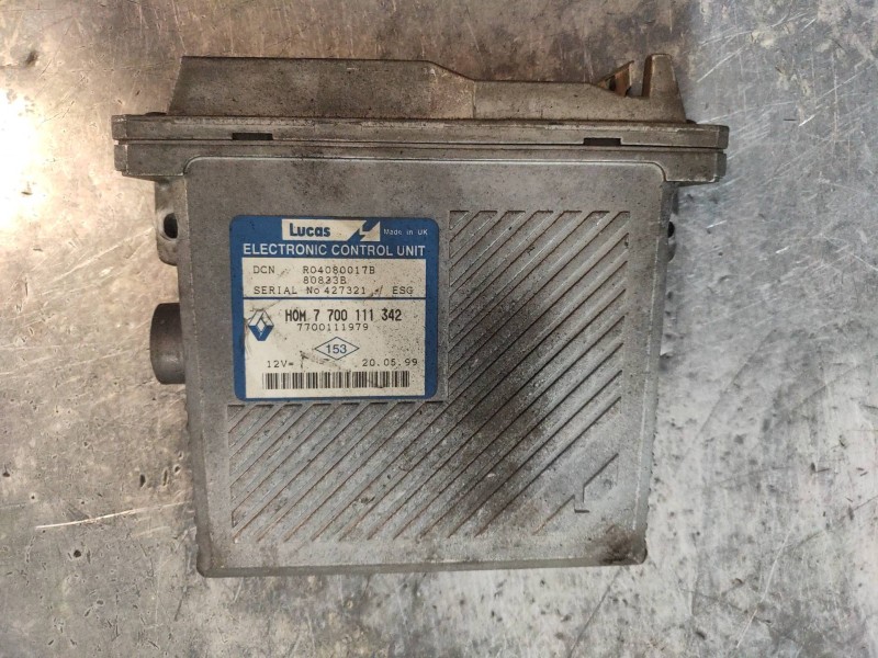 Recambio de centralita motor uce para renault megane i scenic (ja0) 1.9 d alize referencia OEM IAM R04080017B HOM7700111342 7700