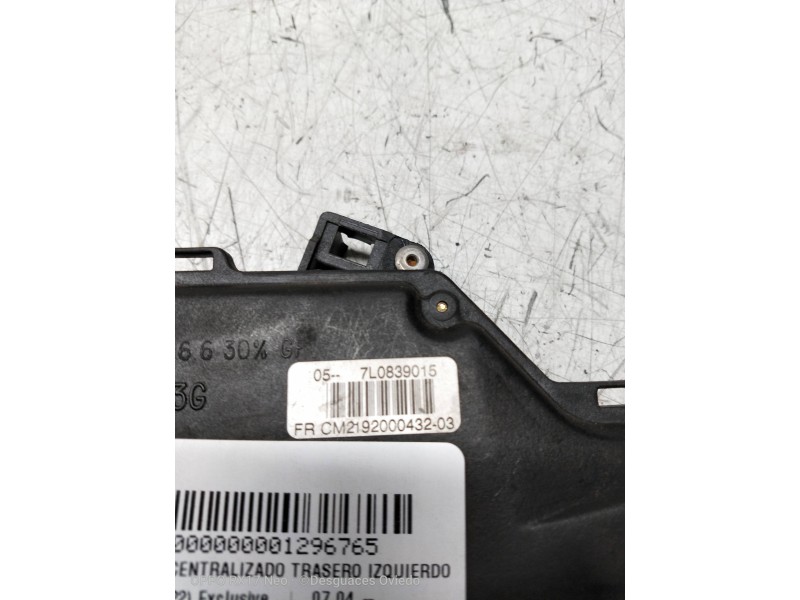 Recambio de motor cierre centralizado trasero izquierdo para seat toledo (5p2) exclusive referencia OEM IAM 7L0839015  5P