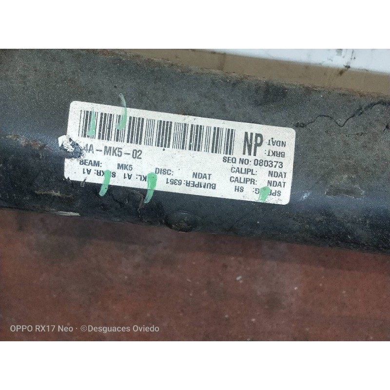 Recambio de puente trasero para opel astra h berlina 1.4 16v referencia OEM IAM   TAMBOR / ABS