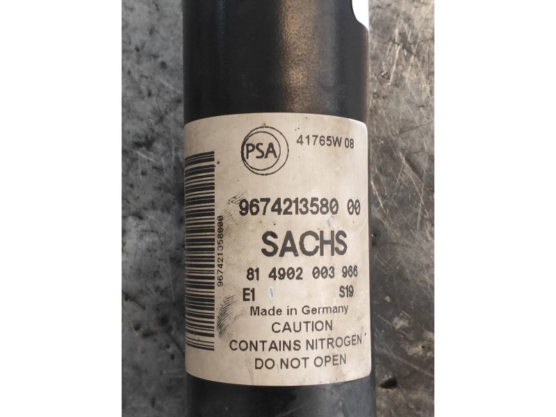 Recambio de amortiguador trasero derecho para citroen berlingo station wagon xtr plus referencia OEM IAM 9674213580 814902003966