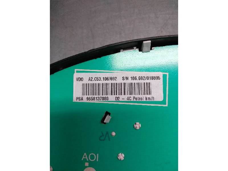 Recambio de cuadro instrumentos para peugeot 407 sr confort referencia OEM IAM A2C53106692 9658137080 D2