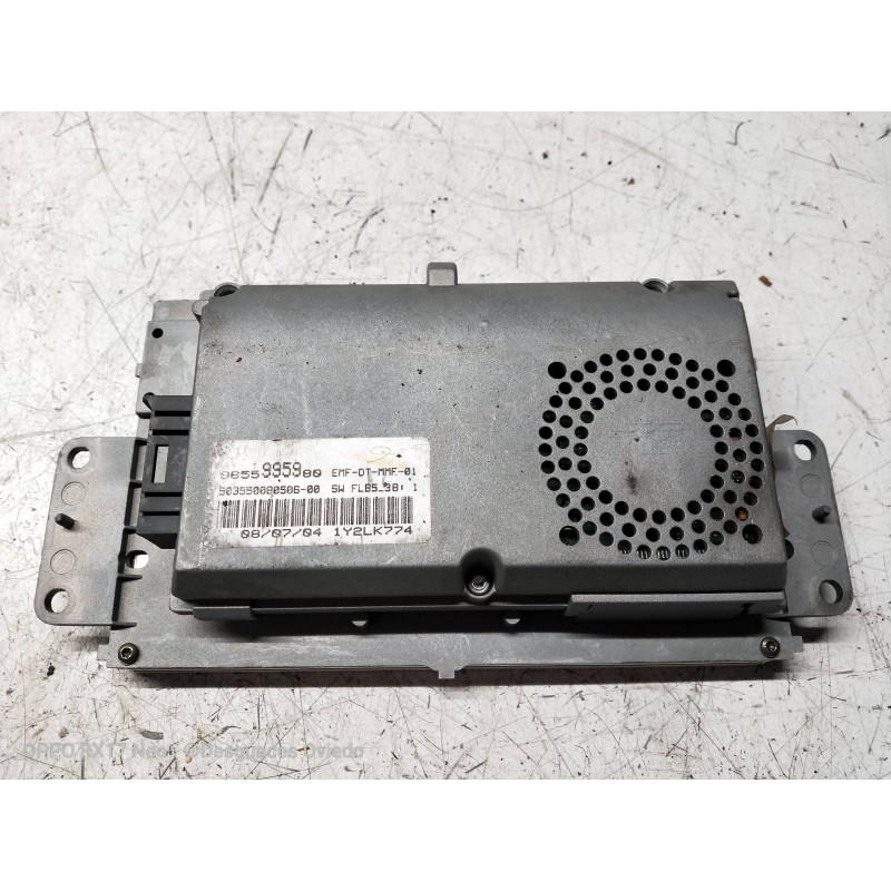 Recambio de pantalla multifuncion para peugeot 407 referencia OEM