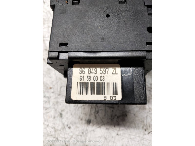 Recambio de mando limpia para peugeot 206 berlina xt referencia OEM IAM 96049597ZL 61560003 