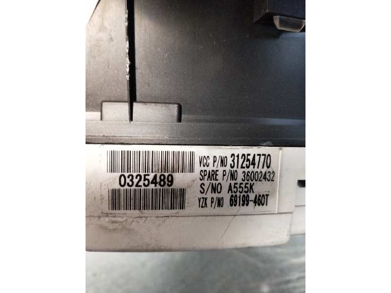Recambio de cuadro instrumentos para volvo c30 2.5 20v turbo cat referencia OEM IAM 31254770 69199460T 