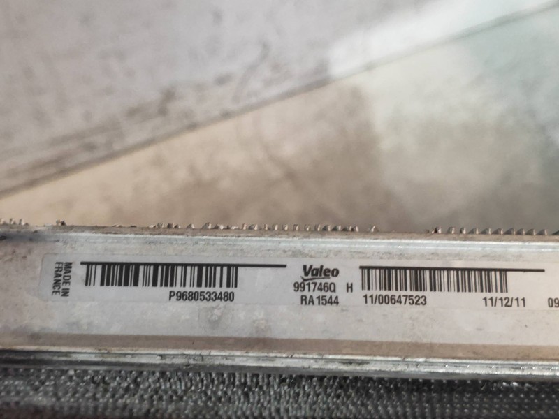 Recambio de radiador agua para citroen c4 grand picasso business referencia OEM IAM 9680533480 9917460 