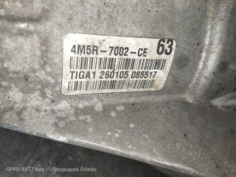 Recambio de caja cambios para volvo s40 berlina 2.0 diesel cat referencia OEM IAM 4M5R7002CE T1GA1 260105 085517 