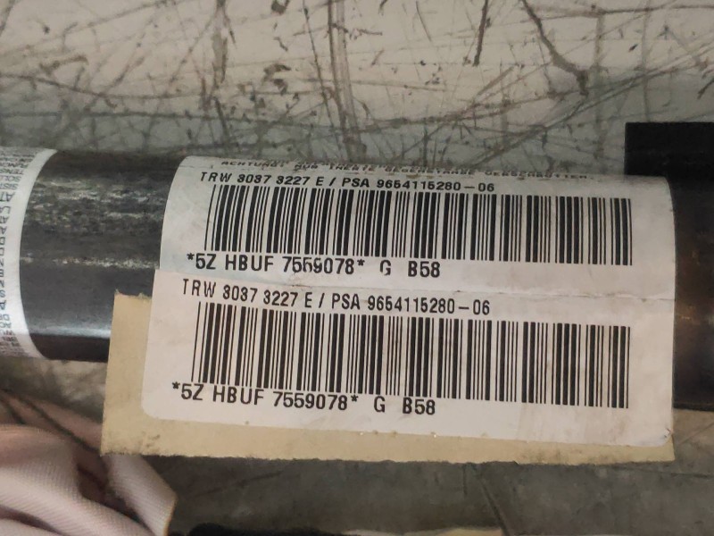 Recambio de airbag cortina delantero izquierdo para citroen c4 grand picasso business referencia OEM IAM 9654115280  