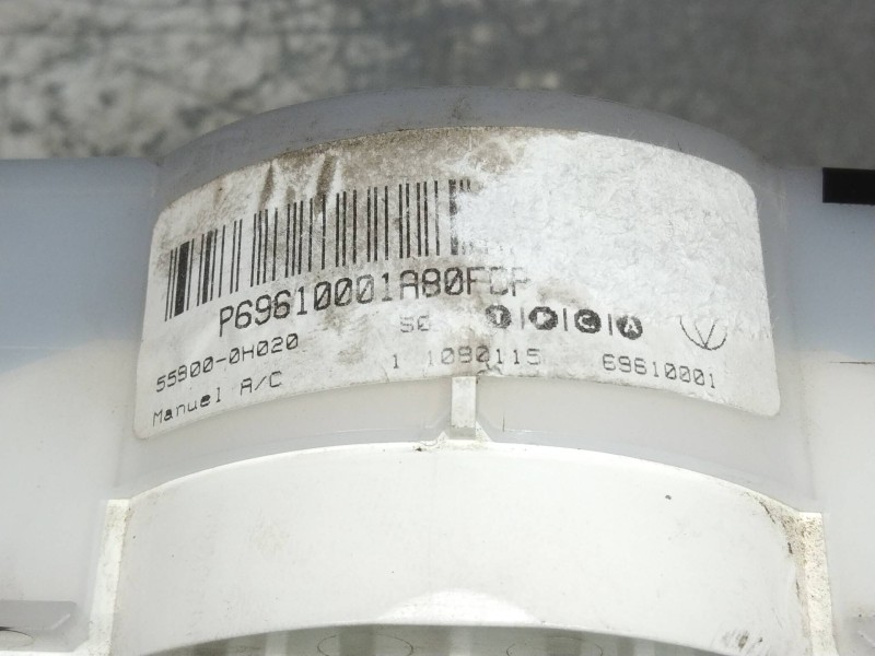 Recambio de mando calefaccion / aire acondicionado para citroen c1 sx referencia OEM IAM 559000H020  