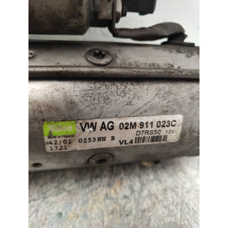 Recambio de motor arranque para seat leon (1m1) sport f.r. 4x4 referencia OEM IAM D7RS50 VALEO 19 TDI 150 CV