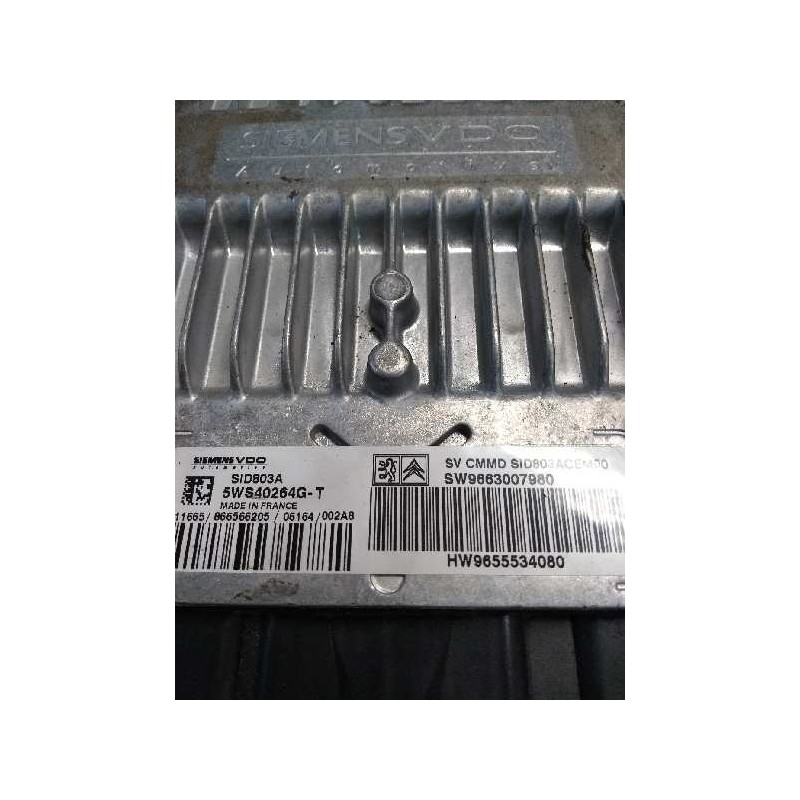 Recambio de centralita motor uce para peugeot 407 st confort referencia OEM IAM 5WS40264GT SW9663007980 HW9655534080 SID803A
