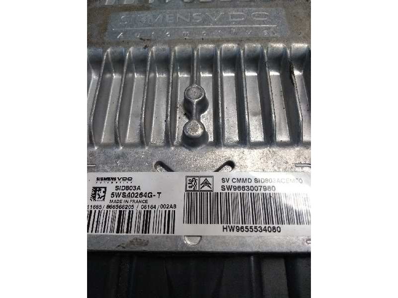 Recambio de centralita motor uce para peugeot 407 st confort referencia OEM IAM 5WS40264GT SW9663007980 HW9655534080 SID803A