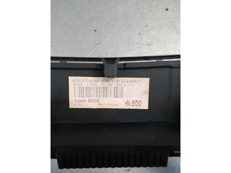 Recambio de cuadro instrumentos para volkswagen golf iv berlina (1j1) 1.9 tdi referencia OEM IAM 1J0920805E 02263628002 