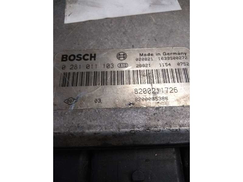 Recambio de centralita motor uce para renault espace iv (jk0) 2.2 dci turbodiesel referencia OEM IAM 0281011103 8200211726 82000