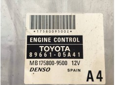Recambio de centralita motor uce para toyota avensis wagon (t25) 2.0 turbodiesel cat referencia OEM IAM 8966105A41 MB1758009500  2