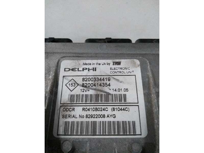 Recambio de centralita motor uce para renault scenic ii 1.5 dci diesel referencia OEM IAM R0410B024C 8200334419 8200414354 81044
